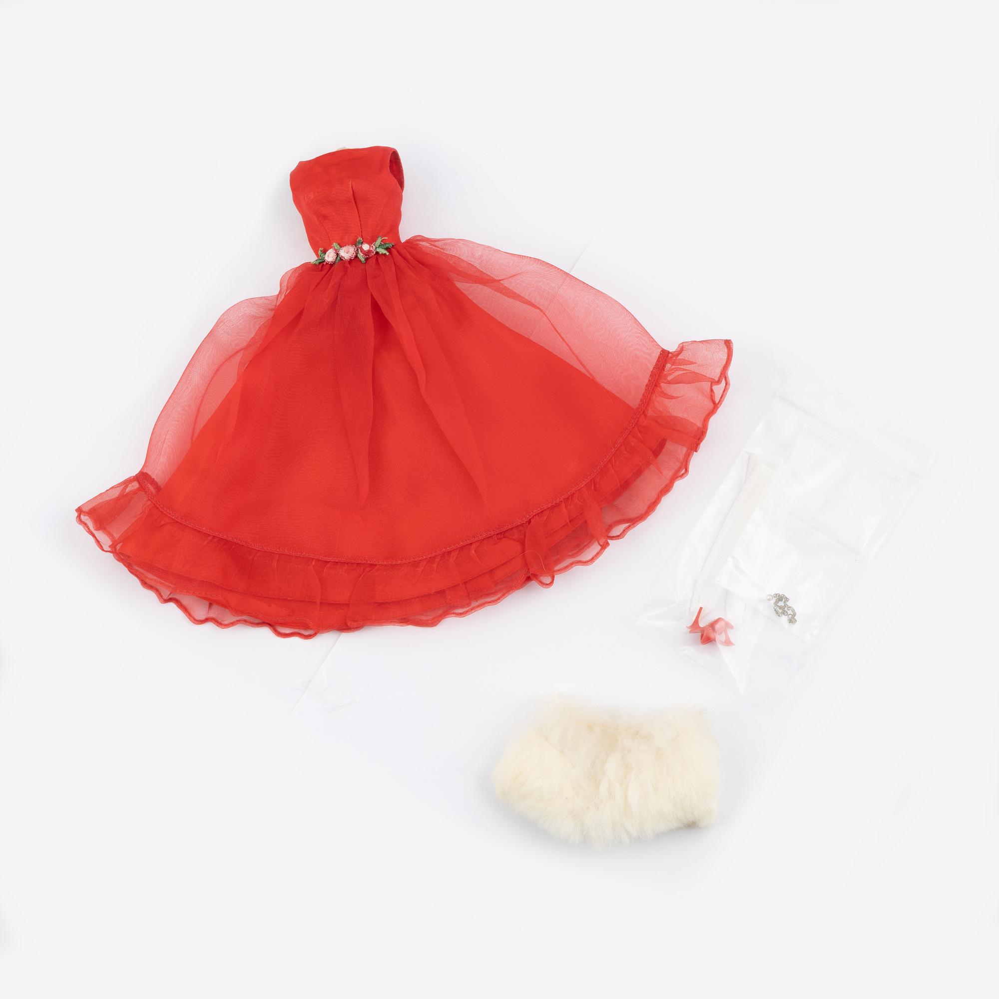 Clothing sets, 2 pcs, Barbie, "Midnight Blue, 1617" & "Junior Prom, 1614", Mattel, 1960s.
