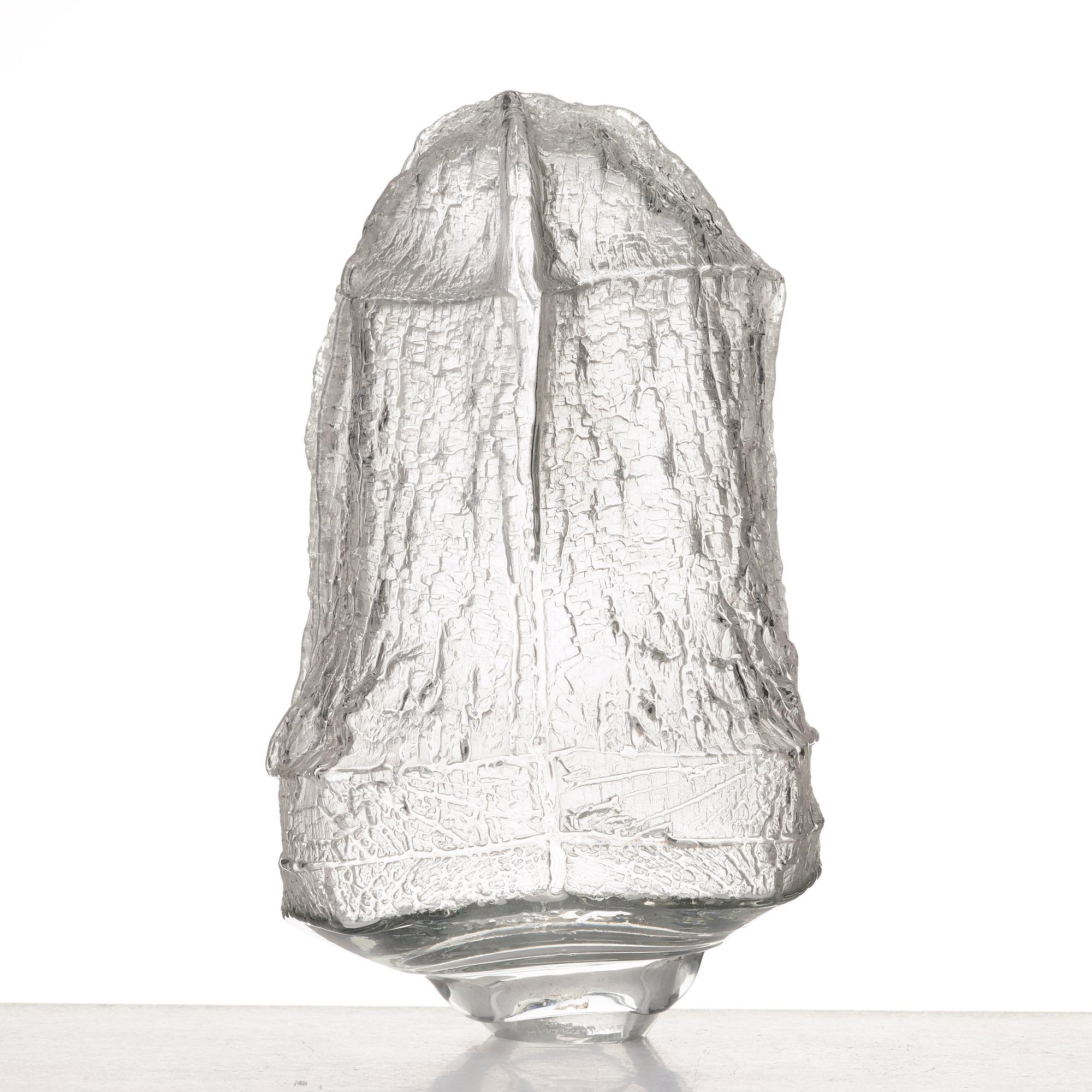 Timo Sarpaneva, a mould blow glass sculpture, Iittala, Finland 1966.