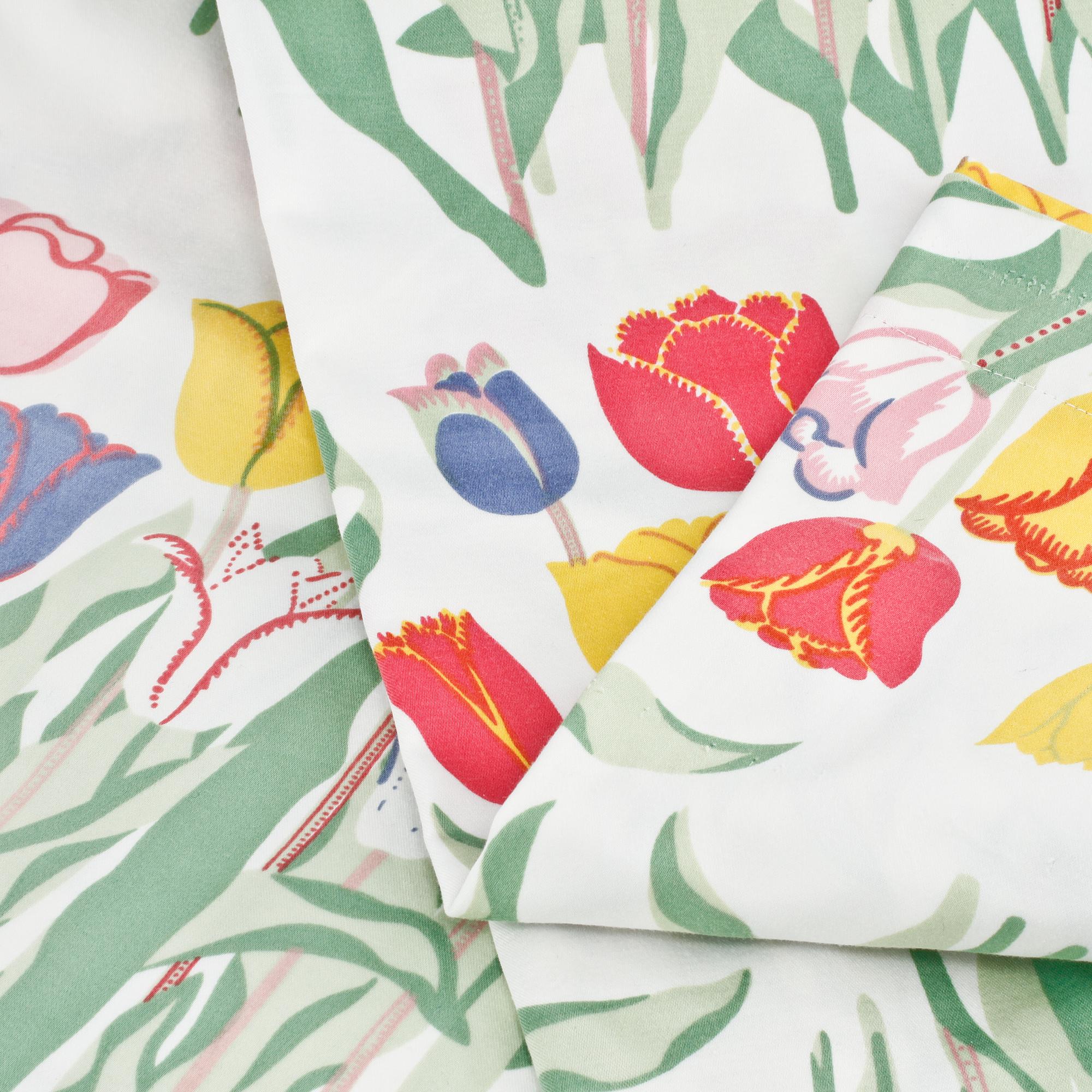 GARDINER, ett par, "Tulpan", Josef Frank, firma Svenskt Tenn, 1900-talets fjärde kvartal.