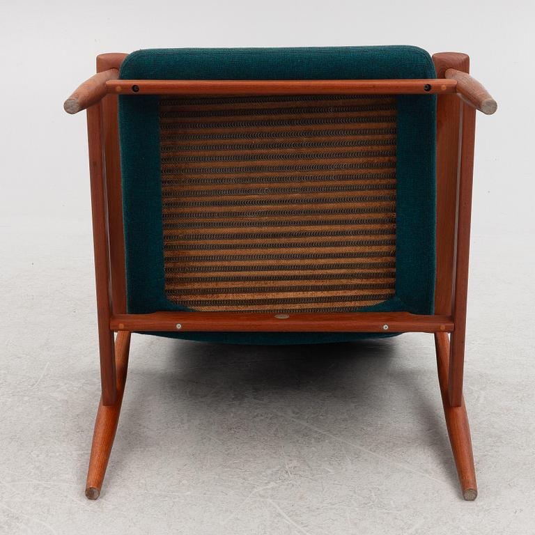 Finn Juhl, a model 138 armchair, France & Søn, Denmark, 1960s.