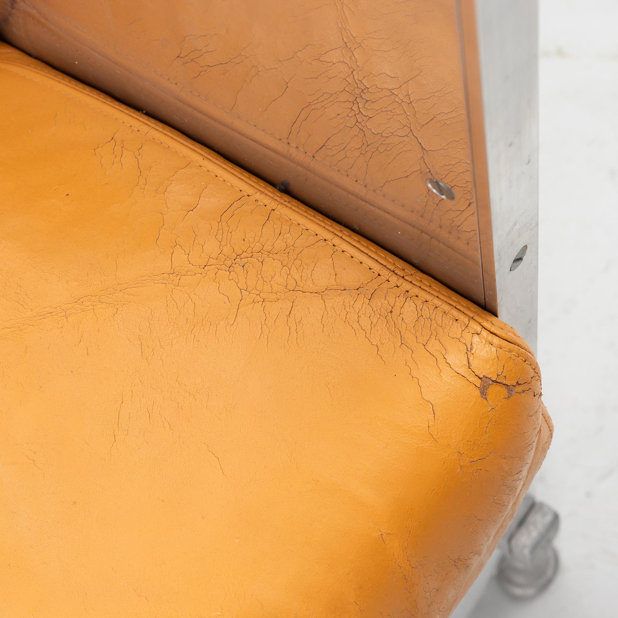 Mats Theselius, fåtöljer, ett par, "Aluminiumfåtölj", Källemo, Värnamo, efter 1990.