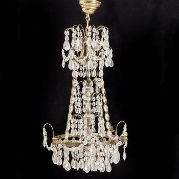 A mid 20th century Gustavian style chandelier.