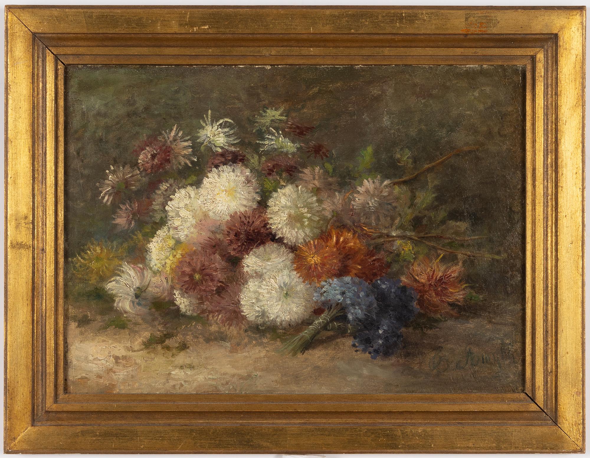 Okänd konstnär, 1900-tal, Blomsterstilleben.