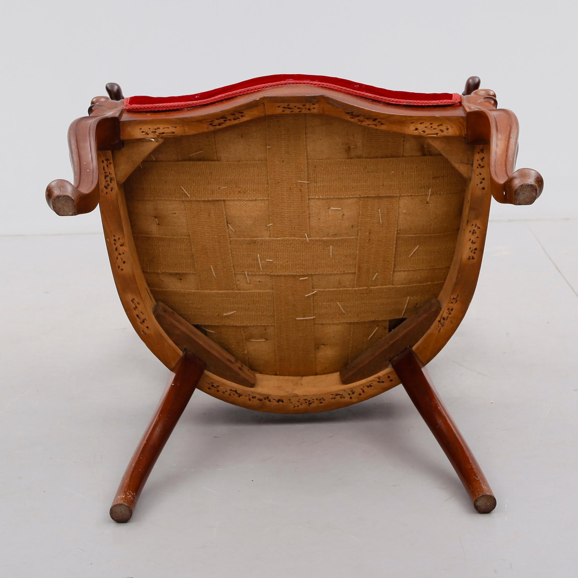 KARMSTOL, sent 1800-tal.