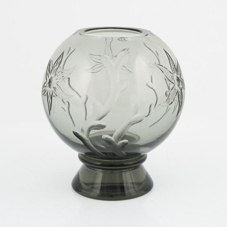 Simon Gate, vas, glas, Orrefors, 1931.