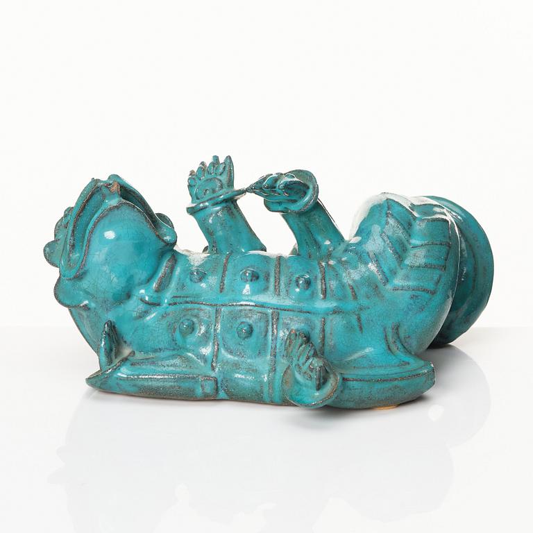 Wilhelm Kåge, a stoneware sculpture of a dragon, Gustavsberg, Sweden 1938.