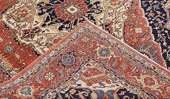 A Zigler, Heris Design carpet, 297 x 247 cm.