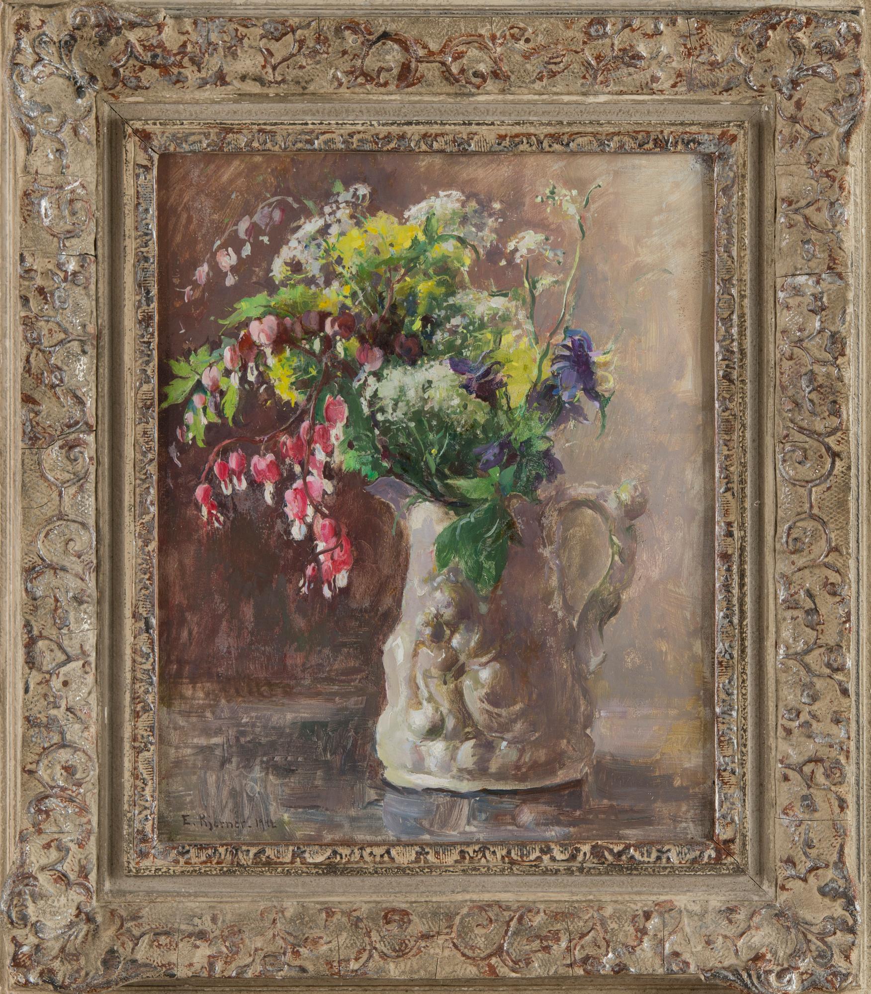 Esther Kjerner, Flowers in a vase.