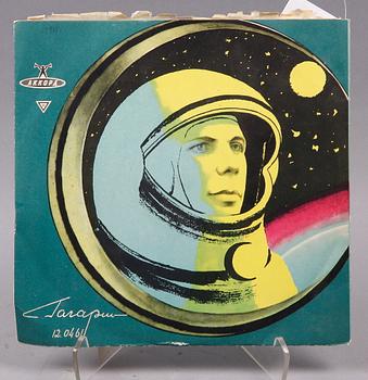 GRAMMOFONSKIVA, "Jury Gagarin in space". 1961.