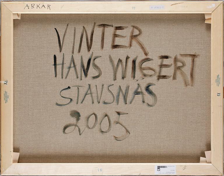 HANS WIGERT, "Arkar", Olja på duk, sign och dat.