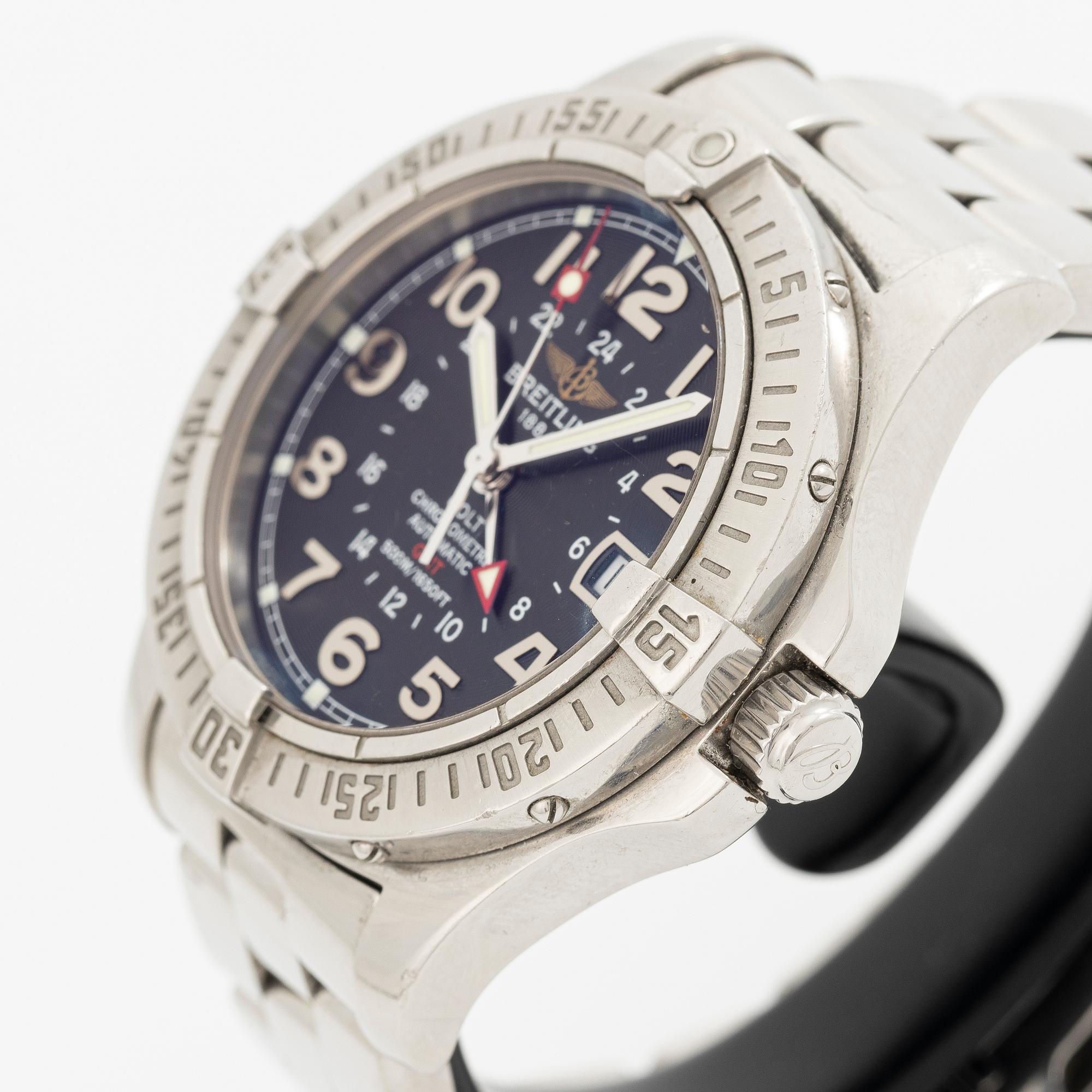 Breitling, Colt GMT, wristwatch, 40,5 mm.