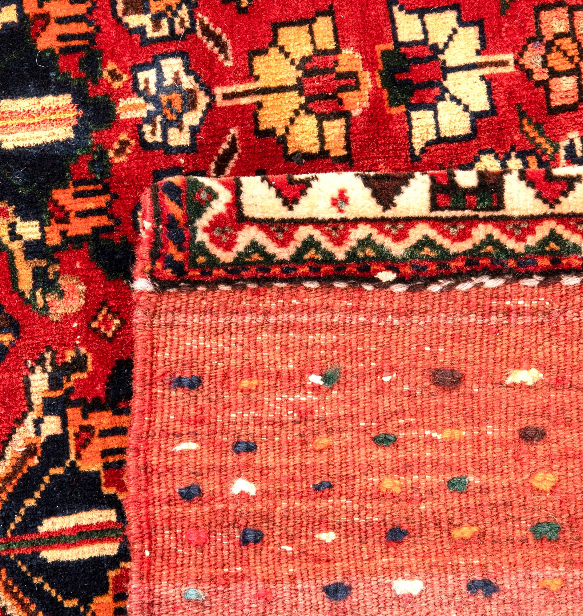 Saddle bag Khamse or Afshar / Kashgai Khorjin, old 107x61 cm.