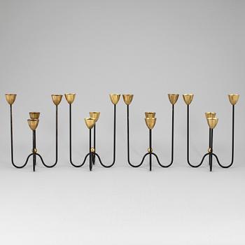 GUNNAR ANDER, 4 candle sticks.