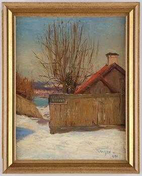 Prins Eugen, "Studie från Söder" (Kvastmakarbacken, Stockholm).