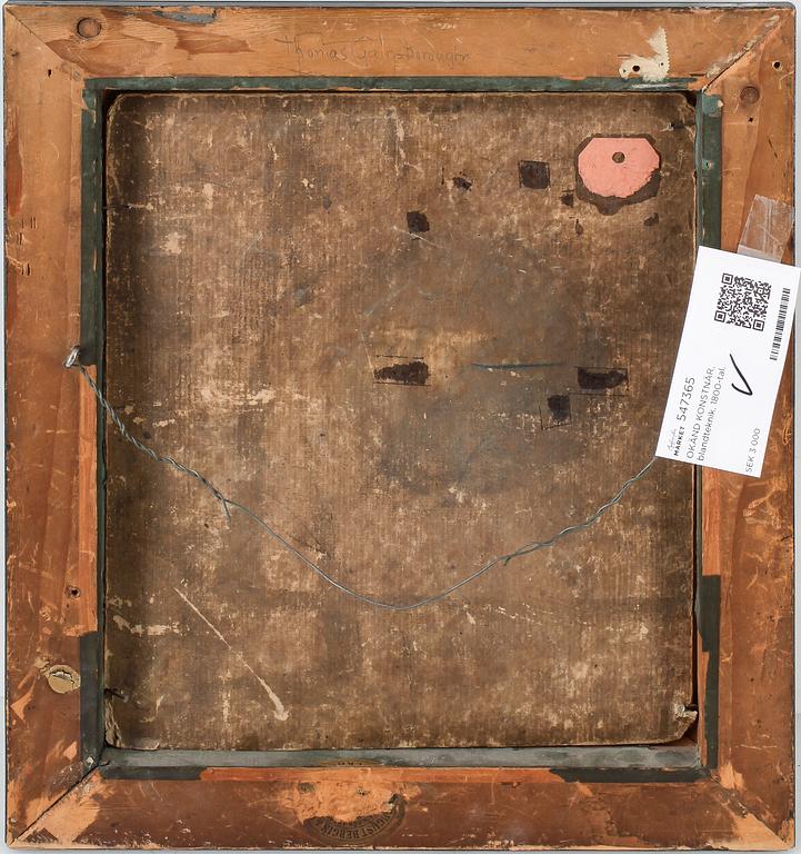 OKÄND KONSTNÄR, blandteknik, 1800-tal.