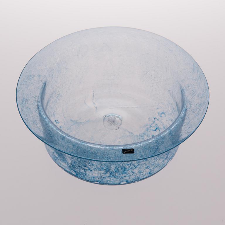 a glass bowl, Hans-Christian Wagner for Björkshult, 1960s/1970s.
