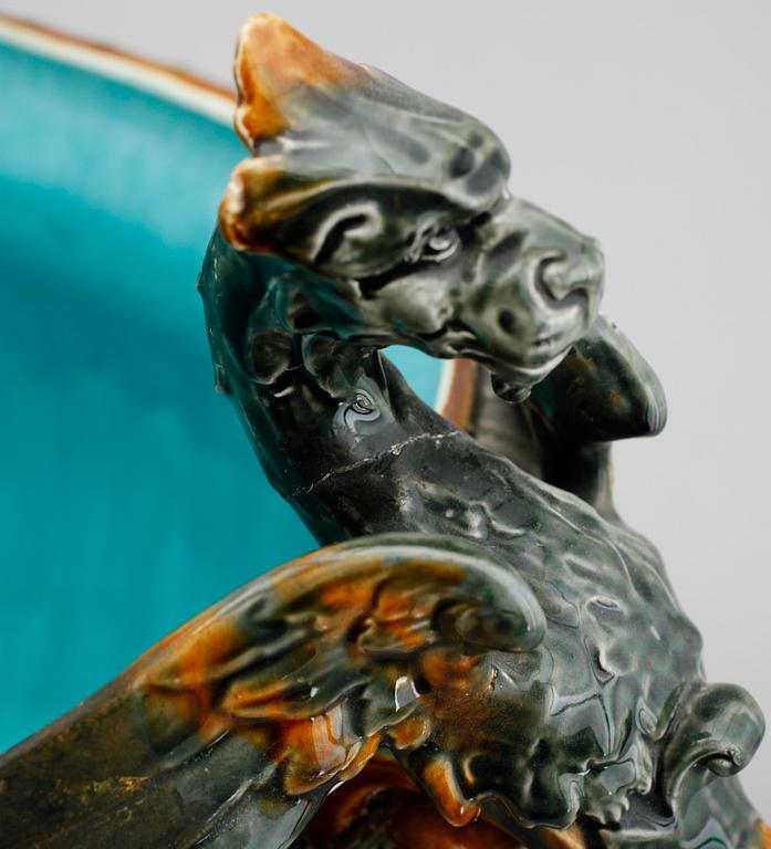 PRAKTJARDINJÄR, majolika, Rörstrand, sekelskiftet 1900.