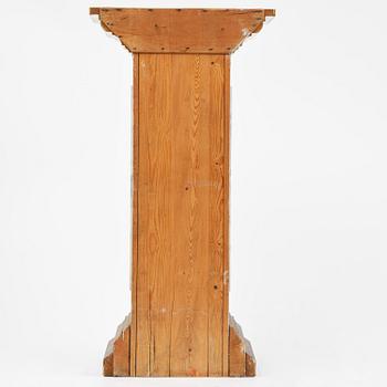 A Swedish column-shaped cabinet late 19 th century.