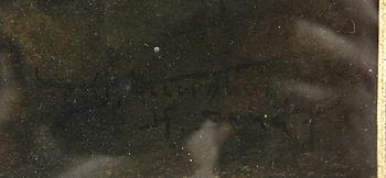 OKÄND KONSTNÄR, pastell, sign, G Lundborg? 1900-tal.