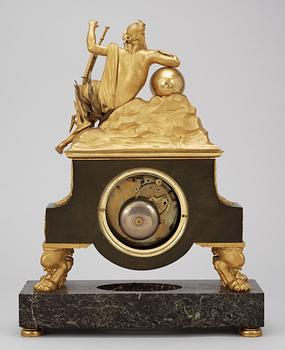 A French Empire early 19th Century mantel clock.