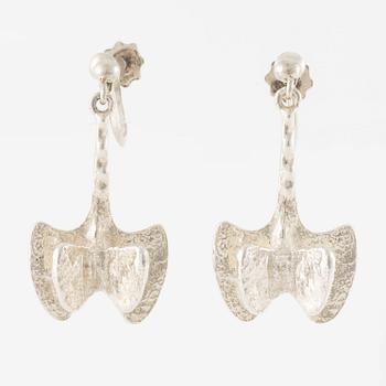 Theresia Hvorslev, earrings, sterling silver.