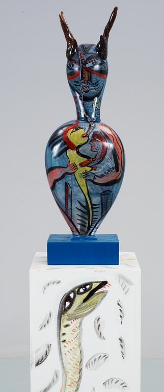 ULRICA HYDMAN-VALLIEN, glasskulptur, Kosta Boda 1986.