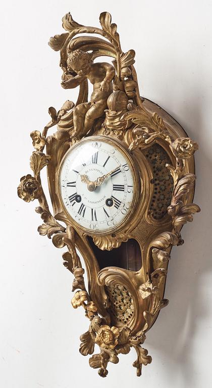 A De Saint Pere Louis XV 18th century mantel clock.