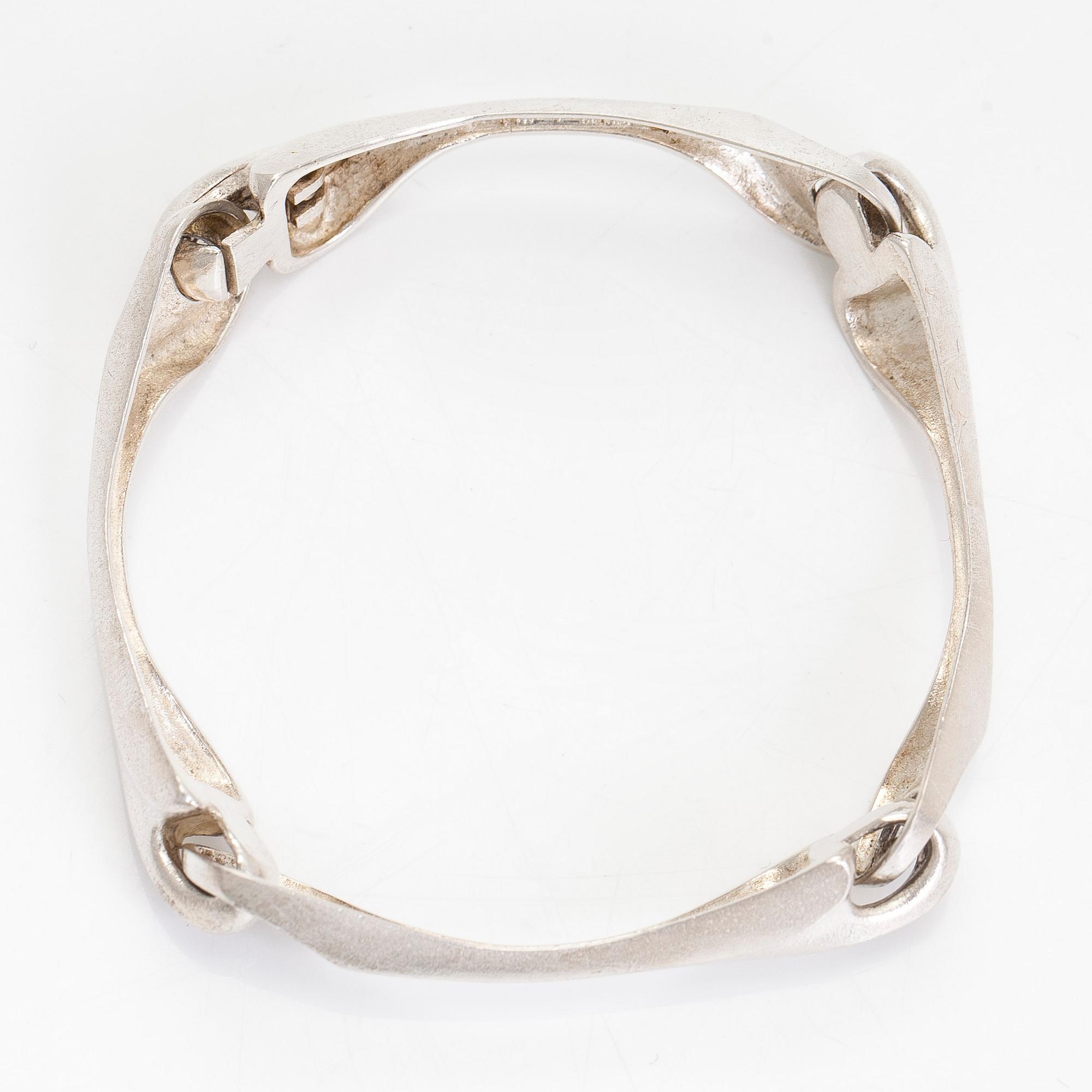 Björn Weckström, armband, "Armilla", sterlingsilver. Lapponia 1977.