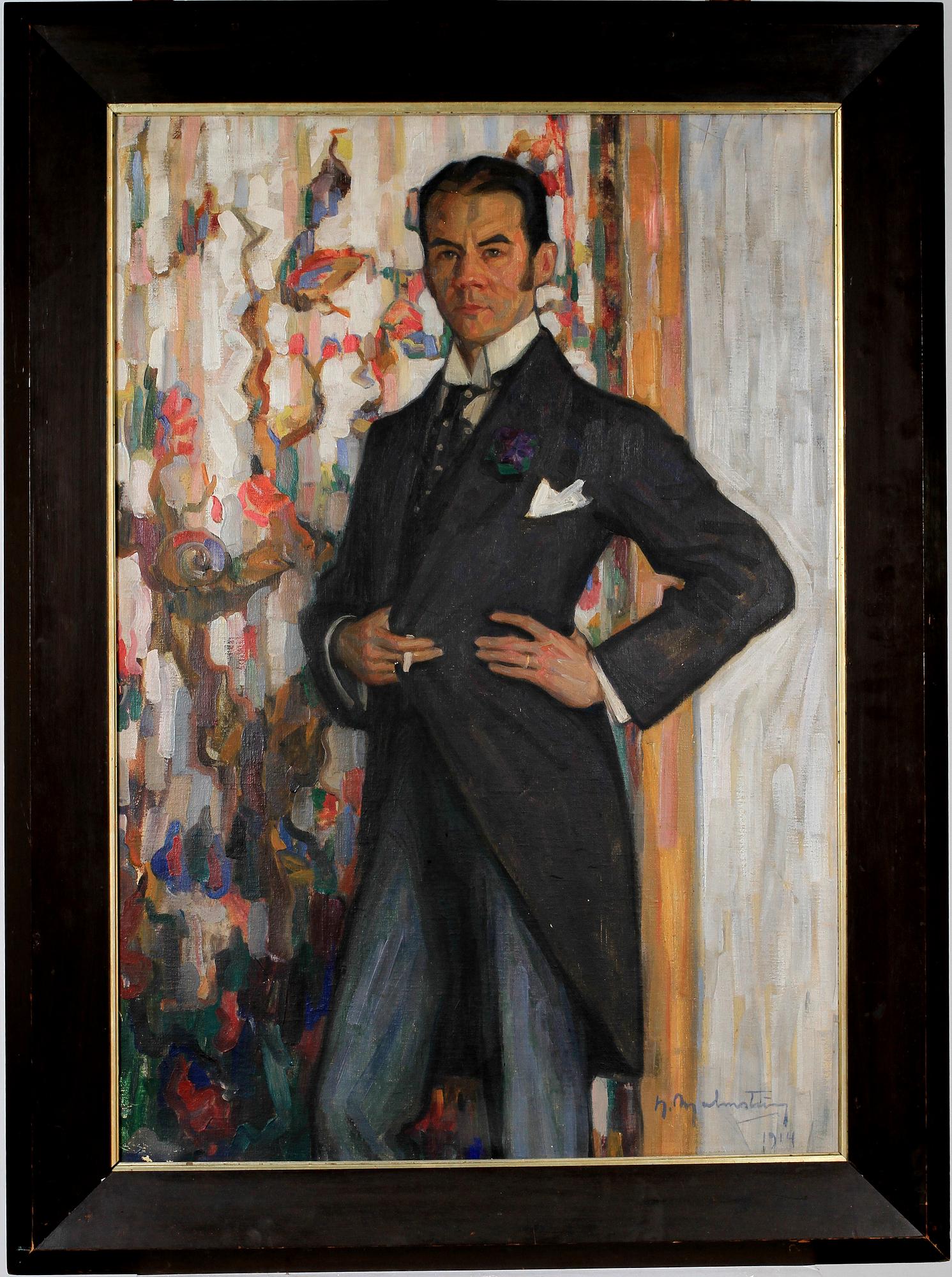 HENNING MALMSTRÖM, olja på duk, sign o dat 1914.