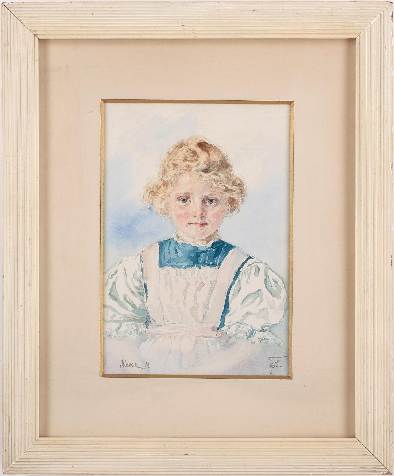 OKÄND KONSTNÄR, akvarell, sign, (18)-96.