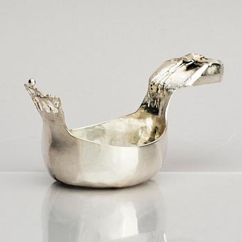 Lars Arby, a sterling silver drinking cup, Gothenburg, Sweden 1979.