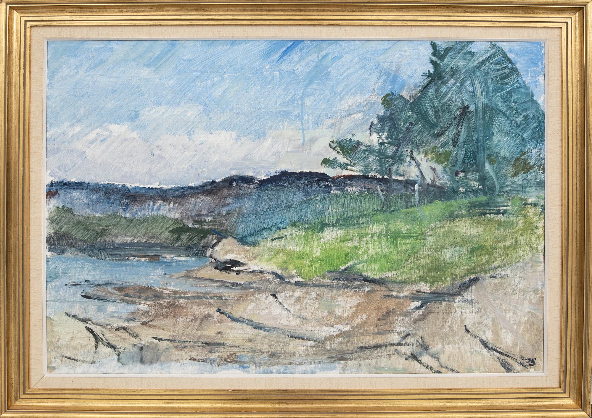 Hugo Zuhr, olja på duk, signerad,