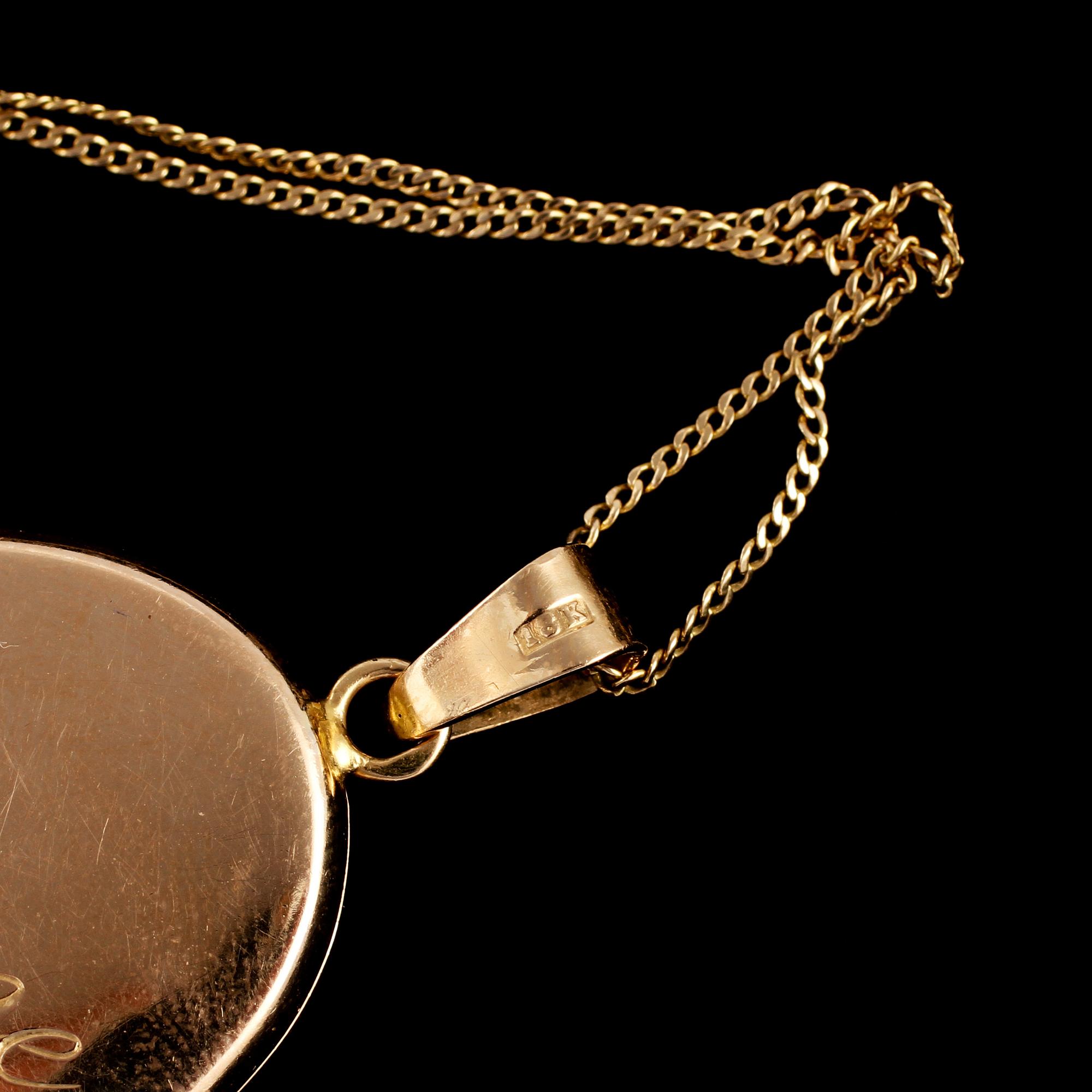 BERLOCK, 18k guld. Vikt 12 g.