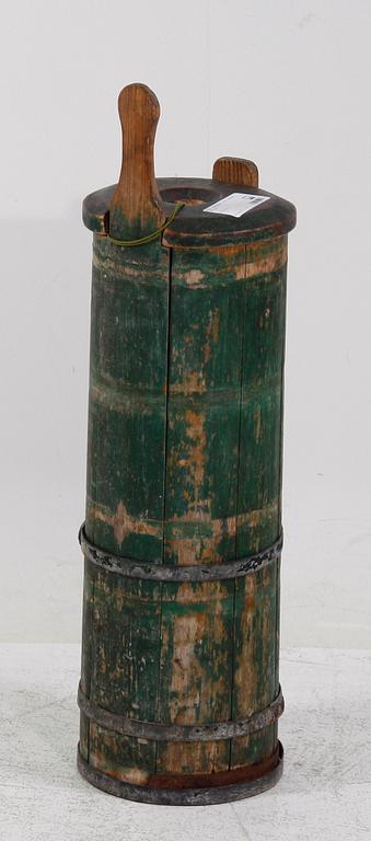 SMÖRKÄRNA, trä, allmoge, 1800-tal.