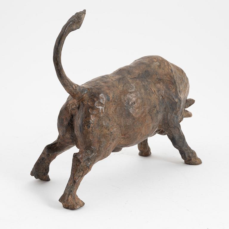 Pierre Chenet, sculpture. Signed with a stamp. Bronze, height 28.5 cm, length 40 cm.