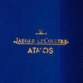 JAEGER-LE COULTRE, Atmos, "Black Chinoiserie Marina", table clock, 24 x 18,5 x 12,5 cm.