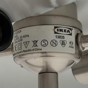 A pair of 'Grimsö' table lights and a floor light, IKEA.