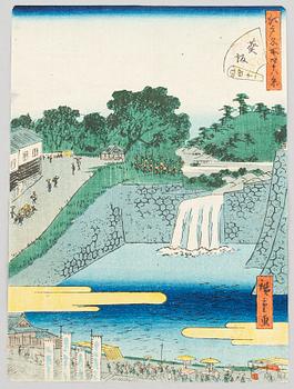 Ando Utagawa Hiroshige II, efter, färgträsnitt. Japan, tidigt 1900-tal.