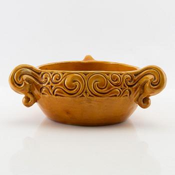 Borghild Kamph, bowl, Art Nouveau, signed and dated 1915.