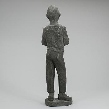 PUCK STOCKLASSA, skulptur, sten, signerad.