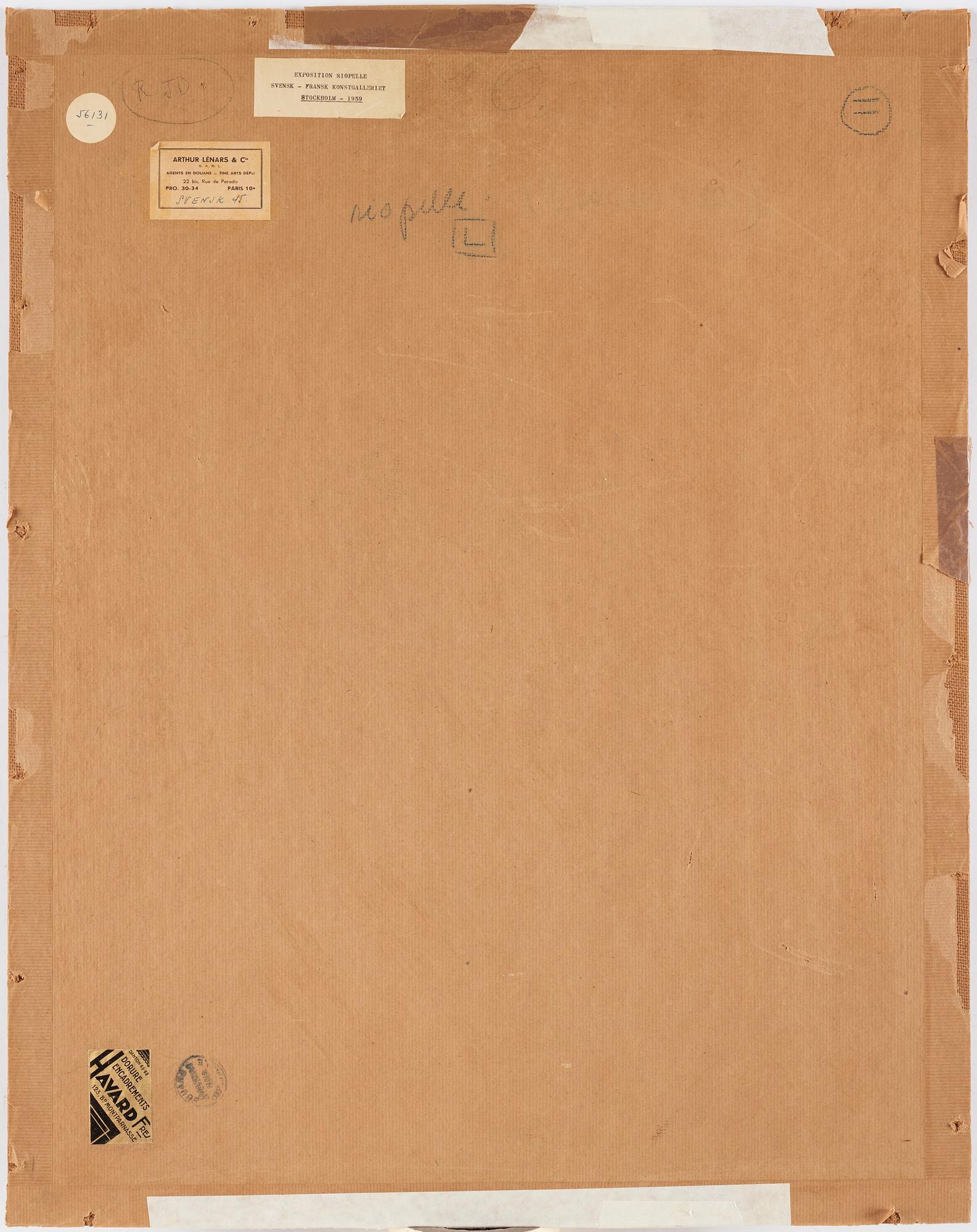 Jean-Paul Riopelle, "Sous le mythe de gitksan II".