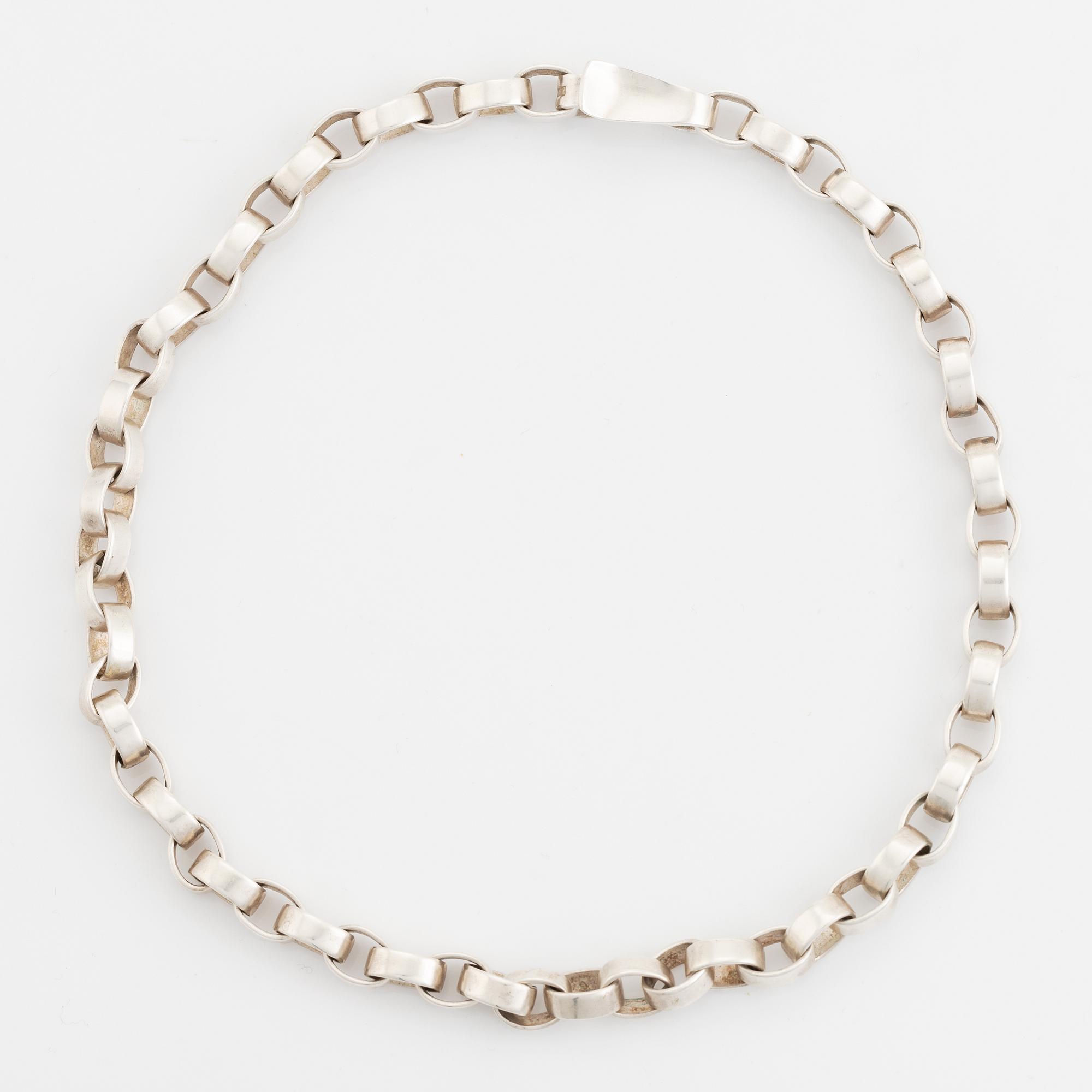 Högbergs eftertr. Anette/Marie, silver necklace.