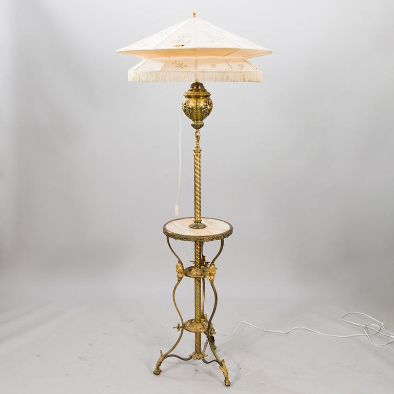 A late 19th century floor lamp.