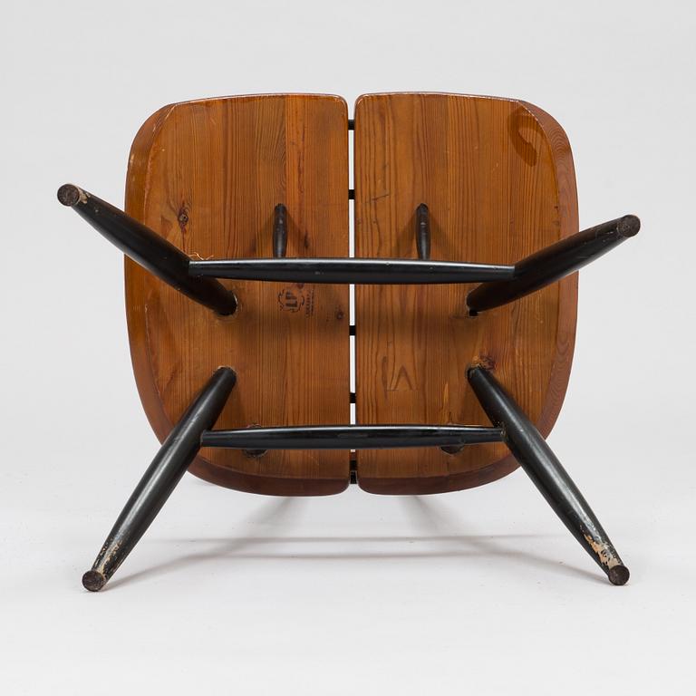 Ilmari Tapiovaara, a 1960's 'Pirkka Lounge chair by Laukaan Puu, Finland.