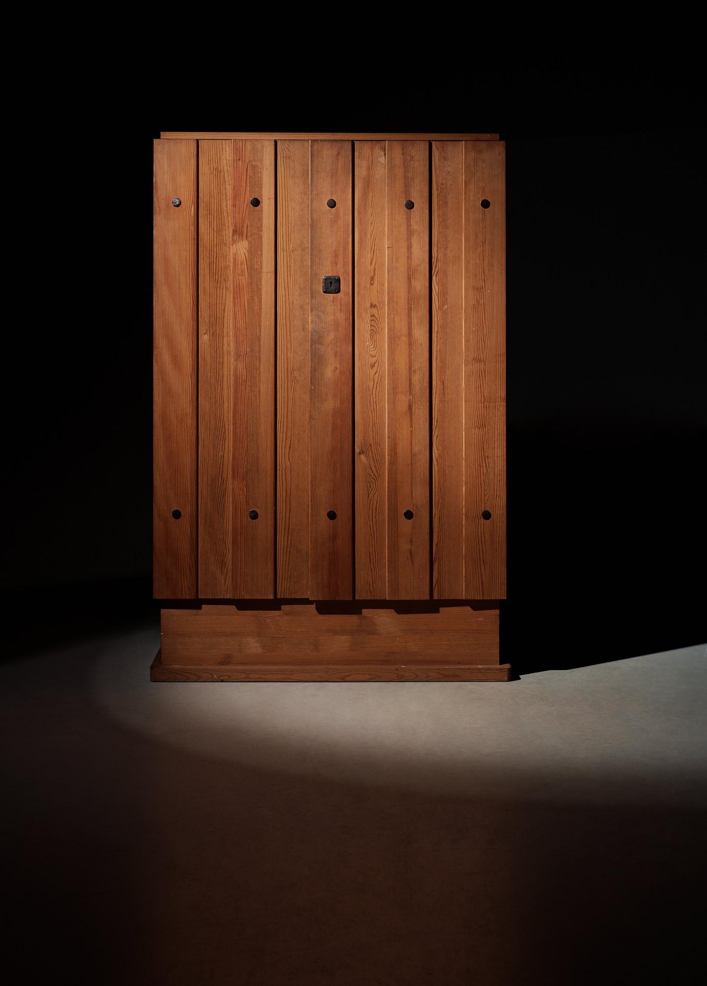 An Axel Einar Hjorth pine cabinet, Nordiska Kompaniet, Stockholm 1930's.