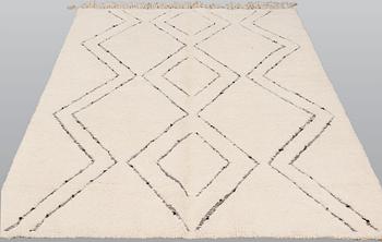 A moroccan carpet, ca 218 x 165 cm.