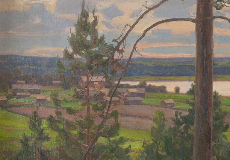 Victor Westerholm, View of the Kymmene River.