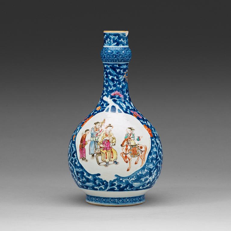 A famille rose vase, Qing dynasty, Qianlong (1736-95).