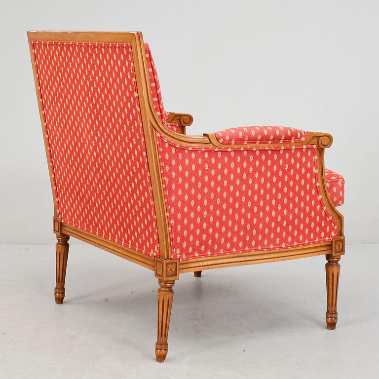 FÅTÖLJ, gustaviansk stil, 1900-tal.