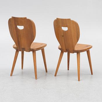 Carl Malmsten, a set of six 'Sörgården' chairs, Svensk Fur, mid 20th Century.